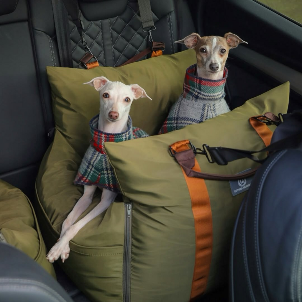 Travel Dog Pod Dog Car Bed Travel Seat w/ Isofix Fittings