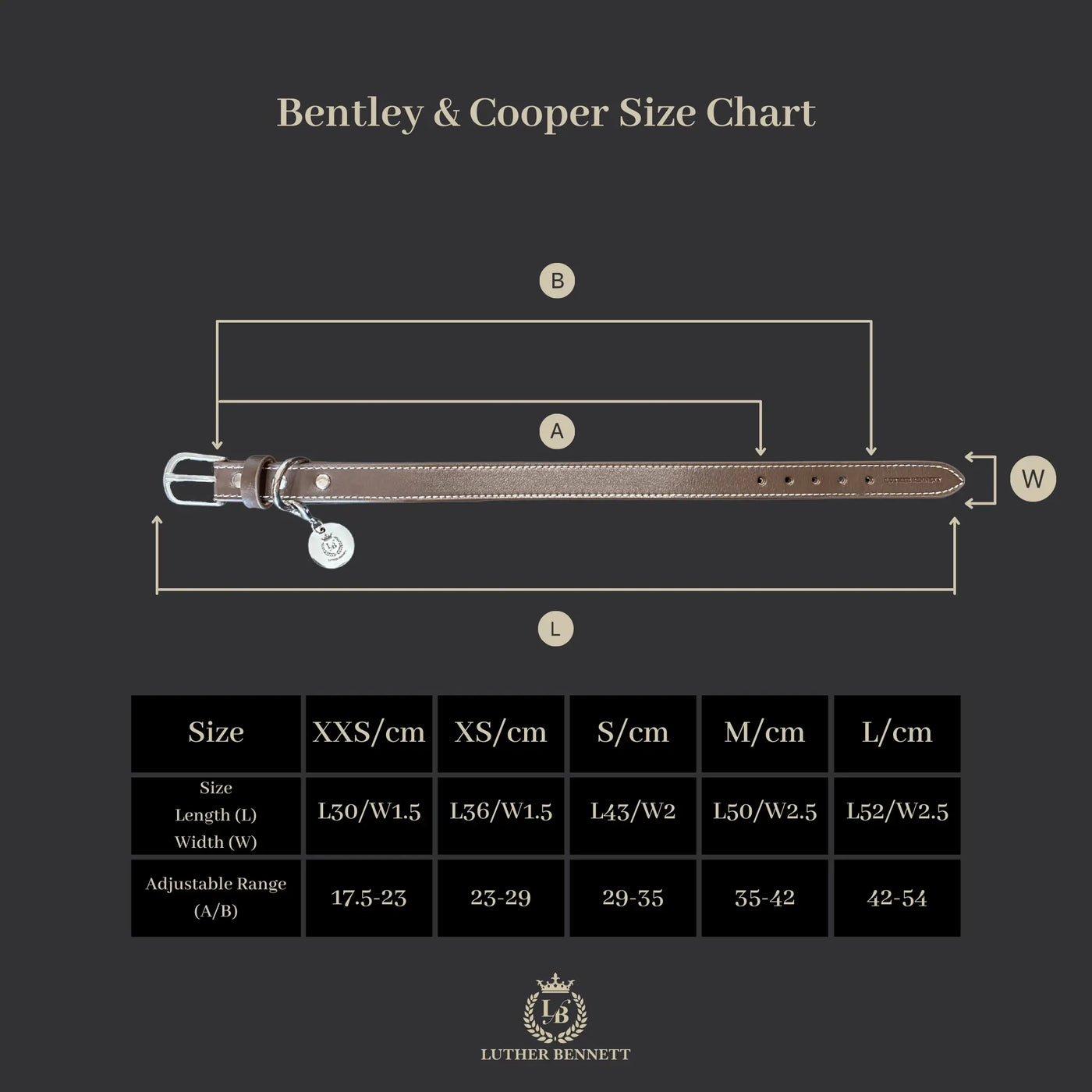 Bentley Collar & Leash Set Luther Bennett
